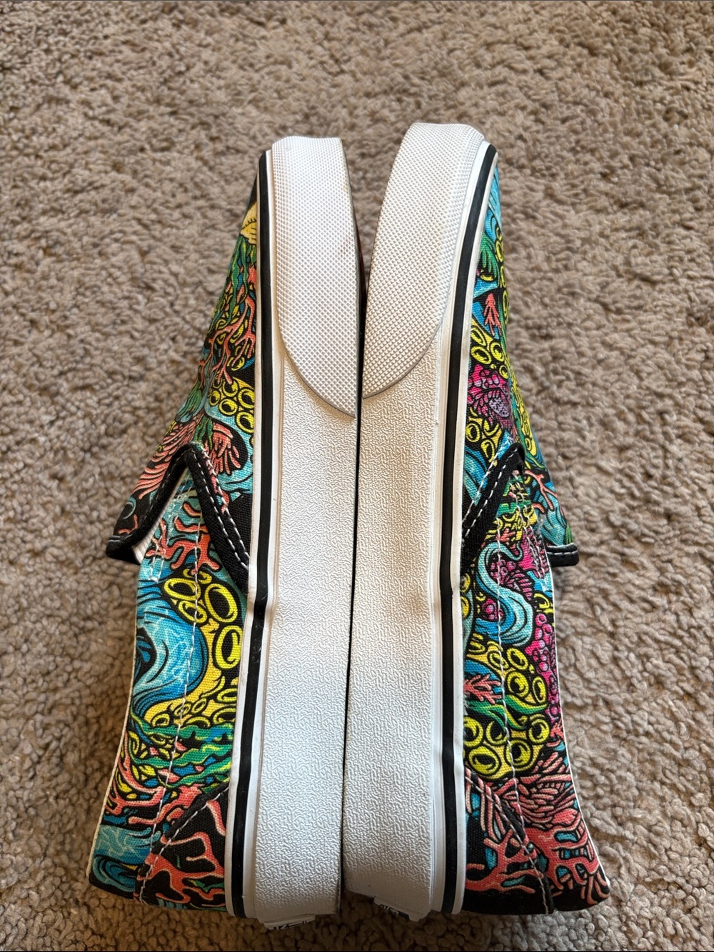 Vans underwater black slip on skate shoes - Picture 6 of 9